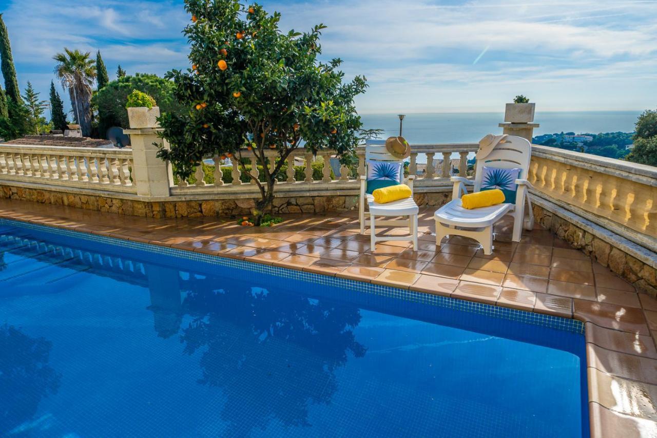 Villa Vista Lux, Piscina Privada Y Zona Exterior Con Vista Mar Tossa de Mar Exterior foto